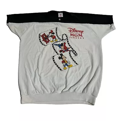 Vintage Disney MGM Studios Mens Size Medium Graphic T Shirt White • $24.99