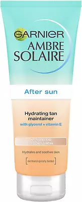 Garnier Ambre Solaire After Sun Hydrating Tan Maintainer With Self Tan 200Ml • £13.55