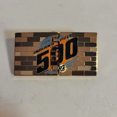 92nd Indy Indianapolis 500 Coca Cola Movable Brick Wall Auto Race Pin Advertise • $5.70