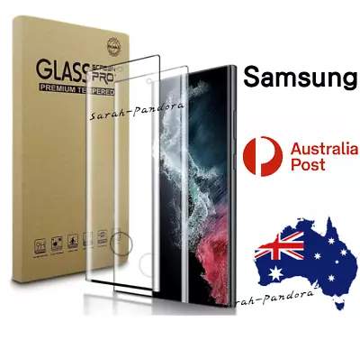 2X Samsung Galaxy S23FE S21 S22 A73 A71 A54 A42 Tempered Glass Screen Protector • $9.49