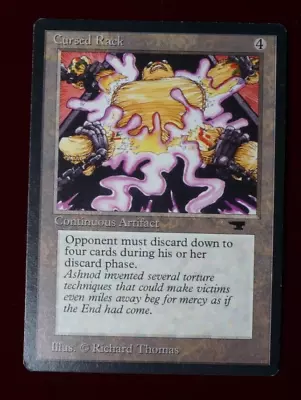 MTG Magic The Gathering Antiquities Cursed Rack - Mint • $5.50