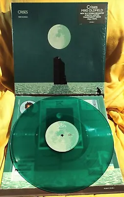 2013 Mike Oldfield CRISES 180G Green Vinyl #133/500 • £277.85
