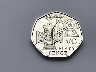 ~Simply Coins~ 2006 PROOF 50 PENCE VICTORIA CROSS MEDAL MINT ERROR • £49.50