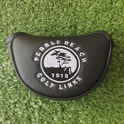 Pebble Beach Golf Mid Mallet Putter Head Cover For Small Center Shaft Putters • $8.99