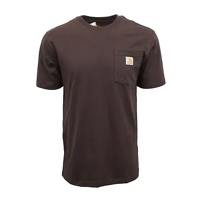 Carhartt Mens Pocket T Shirt Original Fit Brown • $15.50