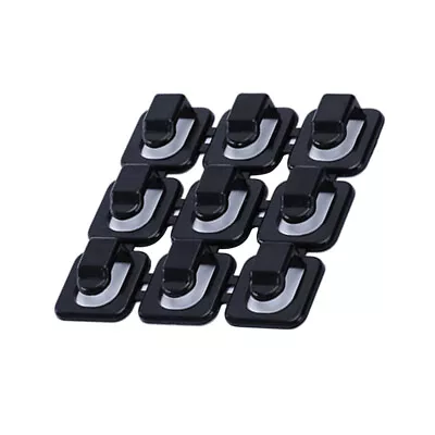  18pcs Self-Adhesive Cable Clips Cord Management Cable Organizer Drop Desktop • £6.69