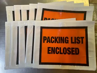 Packing List Enclosed Envelope Pouches ENVPQ22 7  X 5.5  Full-Face Shipping Safe • $7.50