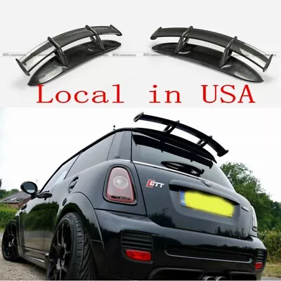 For Mini Cooper 06-13 R56 Carbon + FRP JCW Style Rear Roof Window Spoiler Wing • $249