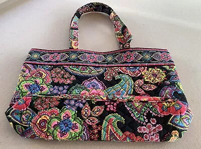 Vera Bradley East/West Tote Symphony In Hue Double Strap Magnetic Closure • $34.99