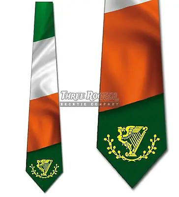 Ireland Forever Tie Men's Irish Flag Neck Ties St Patricks Necktie Brand New • $18.75