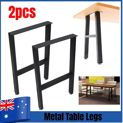 2x NEW Coffee Dining Steel Table Legs Industrial Vintage Bench Metal BOX 28  AU • $75.98