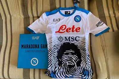 Ea7 Armani L Napoli Maradona Shirt Limited Edition Box #235 Champions 23 No Fake • $1500