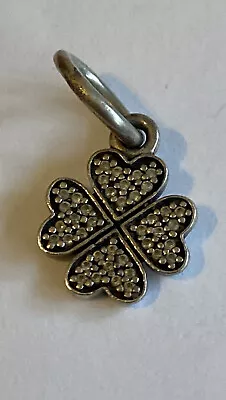 Pandora Moments Irish LUCKY 4 LEAF CLOVER DANGLE CHARM S925 ALE Charm • £18