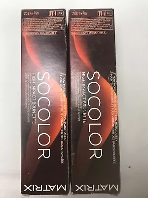 Matrix SOCOLOR High Impact Brunette Hair Color 3oz. Lot Of 2 (GG.33 Gold) AO1 • $15.99