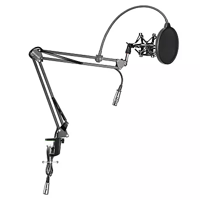 Neewer NW-35 Microphone Suspension Boom Scissor Arm Stand With Shock Mount • $19.19