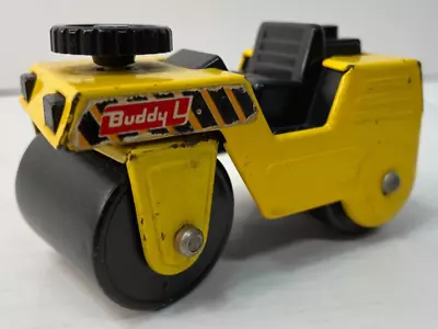 Vintage BUDDY L Yellow Steamroller - Metal Construction Vehicle • $13.94