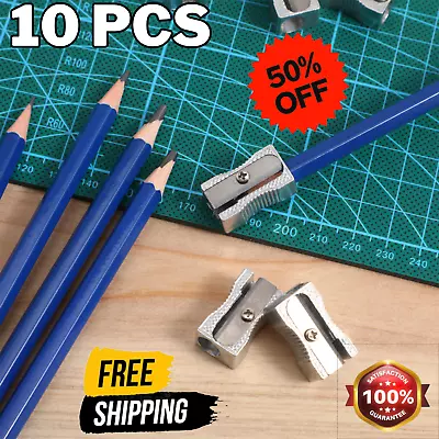 10xPencil Sharpener Helical Manual Classroom Pencil School Automatic Metal Xacto • $8.50