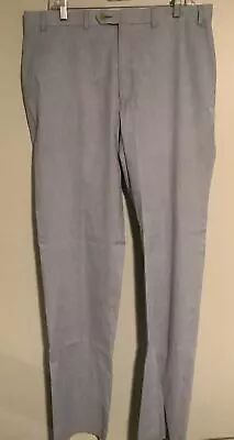 LAUREN RALPH LAUREN - Mens Seersucker Pants 36 X 36 - Cotton Blue White Stripes • $33.88