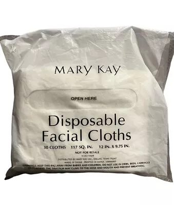 New & Sealed Mary Kay Disposable Facial Cloths Pack Of 30 • $12