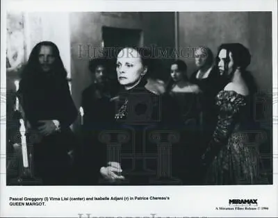 1994 Press Photo Pascal Greggory Virna Lisi Isabelle Adjani In  Queen Margot  • $15.99