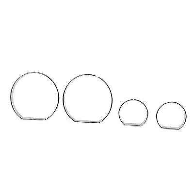 Chrome Gauge Dash Dial Rings Bezel Trim Speedometer Frame For BMW E46 99-06 O8O9 • $12.21