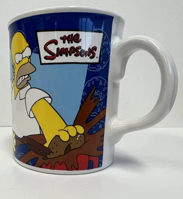 £18.99 • Buy The Simpsons Coffee Cup Mug Homer Slam Dunk 2003 20th Century Fox Vintage