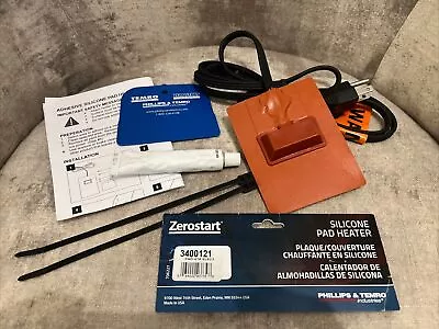 Zerostart 3400121 Silicone Pad Heater 120 Volts 250 Watts With Thermostat • $99.99