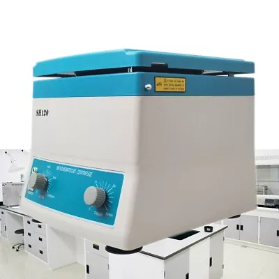 SH-120 Microhematocrit Electric Lab Centrifuge High-speed Centrifuge 110V • $309.26