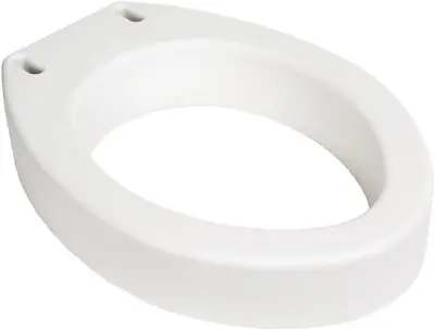 Raised Elevated Toilet Seat Riser For An Elongated Toilet And Compatible With To • $42.64