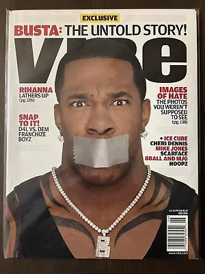 VIBE Magazine - Busta Rhymes/Rihanna/Ice Cube/Scarface - June 2006 • $12.95