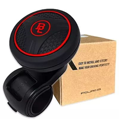 Fouring Bl Adjustable Steering Wheel Knob Spinner - Universal Non-slip Fit Abs  • $23.29