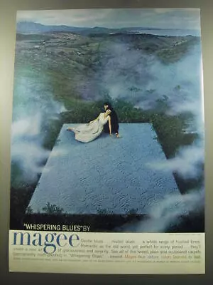 1959 Magee Carpet Advertisement - Whispering Blues By Magee • $19.99