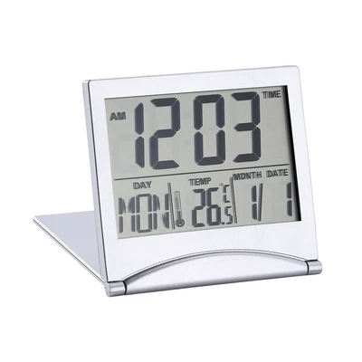 $14.61 • Buy 2018 Brand New Flexible Desk Table Clock LCD Display Calendar Alarm Clock Desk