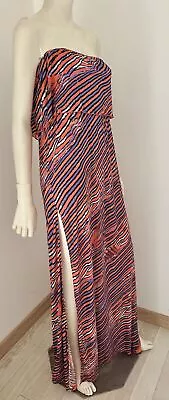 Roberto Just Cavalli Donna👩Beachwear Cotton Modal Split Maxi Dress... • $163.75