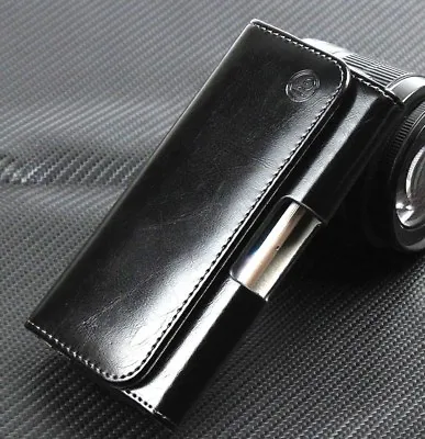 For Samsung Galaxy S4 S4 Mini Genuine Leather Tradesman Belt Clip Case Cover • $25