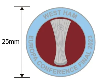 £4.75 • Buy West Ham European Final Prague 2023 Blue & Claret Enamel Pin Badge - Pre Order