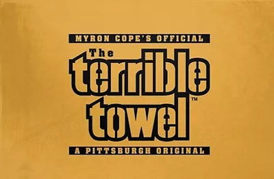 NEW! The Original Pittsburgh Steelers Gold Terrible Towel Myron Cope's Official • $14.99