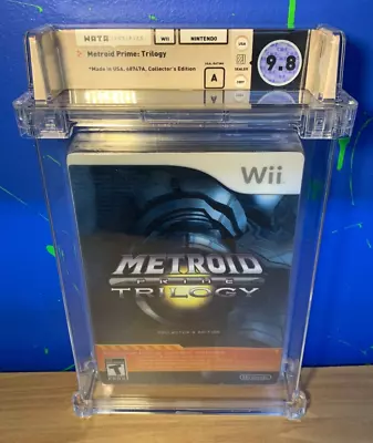 Metroid Prime Trilogy Collector's Edition Nintendo Wii - New & SEALED WATA 9.8 A • $900