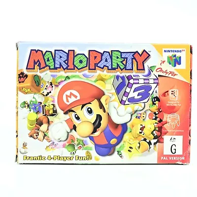  BOXED! Mario Party 1 - N64 / Nintendo 64 Boxed Game - PAL - FREE POST! • $179.99