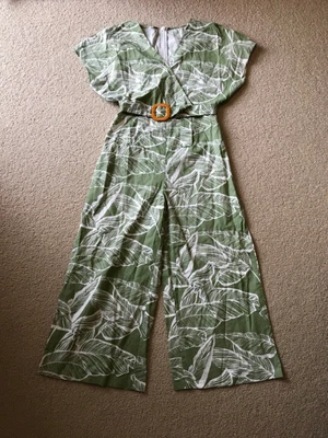 $20 • Buy Tropical Cotton Jumpsuit - Size 8