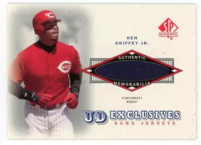 KEN GRIFFEY JR 2001 SP Authentic UD Exclusives Memorabilia #UD-KG • $4.50