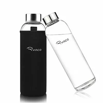 £17.27 • Buy RYACO Borosilicate Glass Water Bottle  Assorted Size Names , Colour Names 