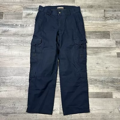 5.11 Tactical Series Men's Stretch Cargo Blue Pants Size 34x30 EMS 511 READ • $22.99