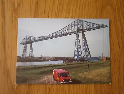 £3 • Buy Middlesborough Transporter Bridge Postcard Post Office Van North Yorkshire