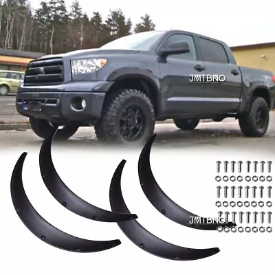 Adjustable Car Fender Flares Extension Wheel Arches Cover Kit For Toyota Tundra • $69.89