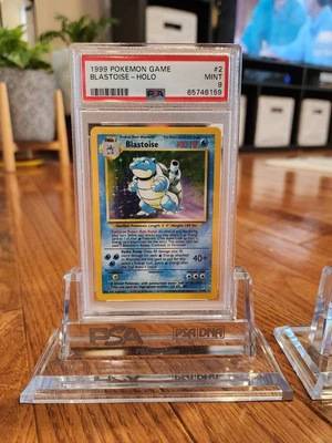 $177.50 • Buy Pokémon TCG Blastoise Base Set 2/102 Holo Unlimited PSA 9