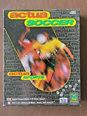 Actua Soccer PC CD Rom Game For MS Dos 5.0 Or Higher • £3.95