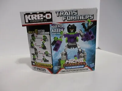 Transformers KRE-O Micro Changers Combiners Constructicon Devastator New KREO • $50