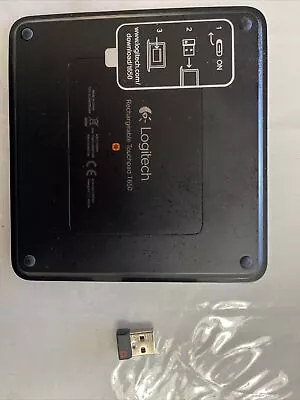 Logitech Rechargeable Touchpad T650 WITH USB DONGLE CHIPPED CORNER • $55