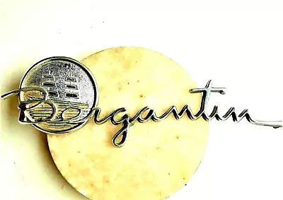 Rare 1960 Bergantin Car Badge. Emblem. Hood Ornament Similar Alfa Romeo 1900. • $110